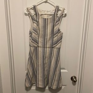 BCBGeneration Blue and Cream dress